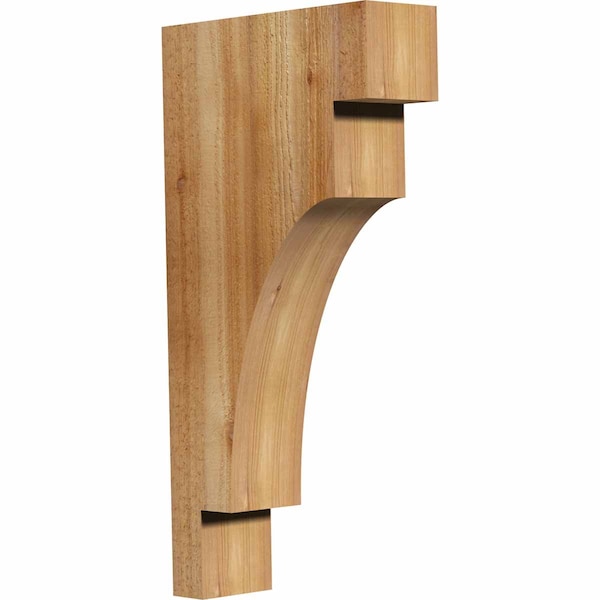 Ekena Millwork Mediterranean Rough Sawn Corbel, Western Red Cedar, 4"W x 12"D x 24"H COR04X12X24MED00RWR - main
